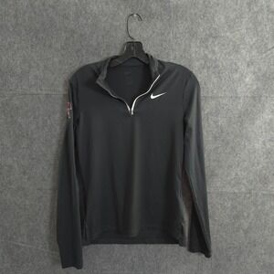 Nike Dri-FIT Pullover Gray Long Sleeve Shirt Womens XS Washington State Cougars